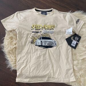 NWT CR-24 Bordo Cromato Speed Power Racing Graphic Tee Youth 10-12